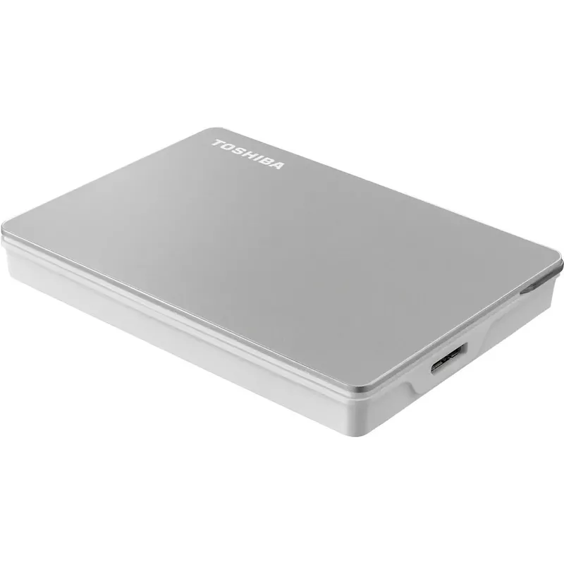 Toshiba Canvio Flex 1TB USB 3.2 Gen 1 Type-C Portable Hard Drive, Silver