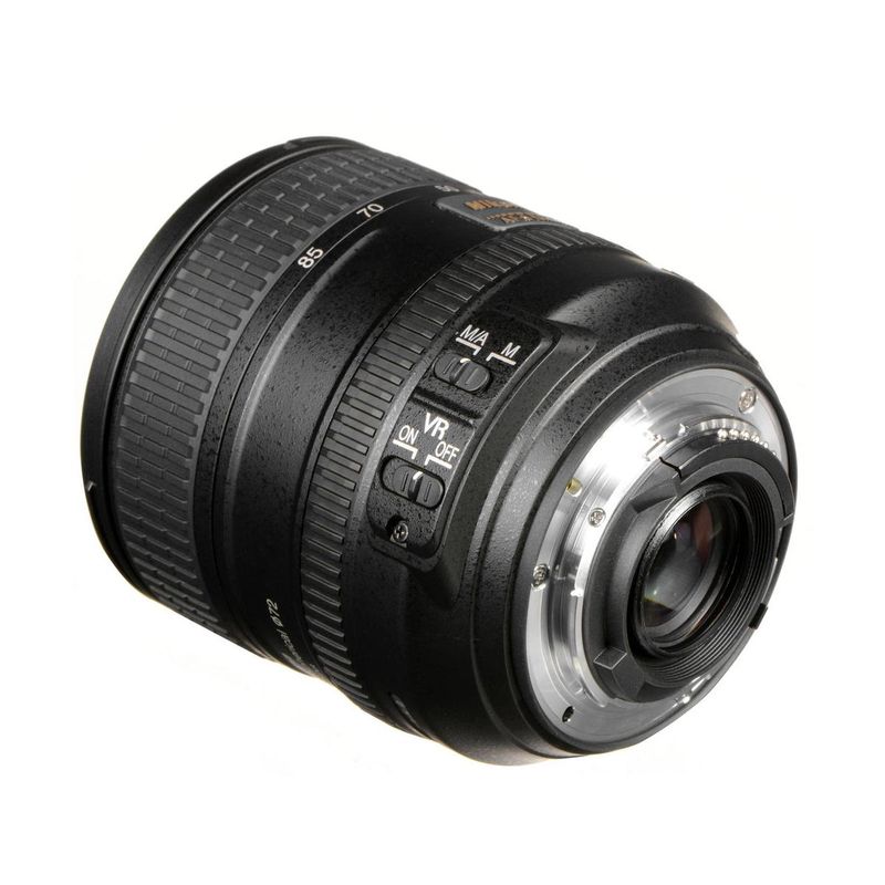 Nikon - AF-S NIKKOR 24-85mm f/3.5-4.5G ED VR Standard Zoom Lens - Black