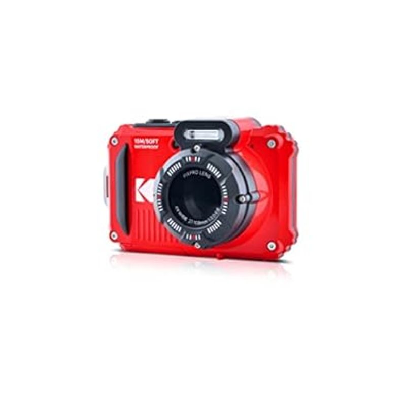 KODAK PIXPRO WPZ2 Rugged Waterproof Digital Camera 16MP 4X Optical Zoom 2.7" LCD Full HD Video, Red