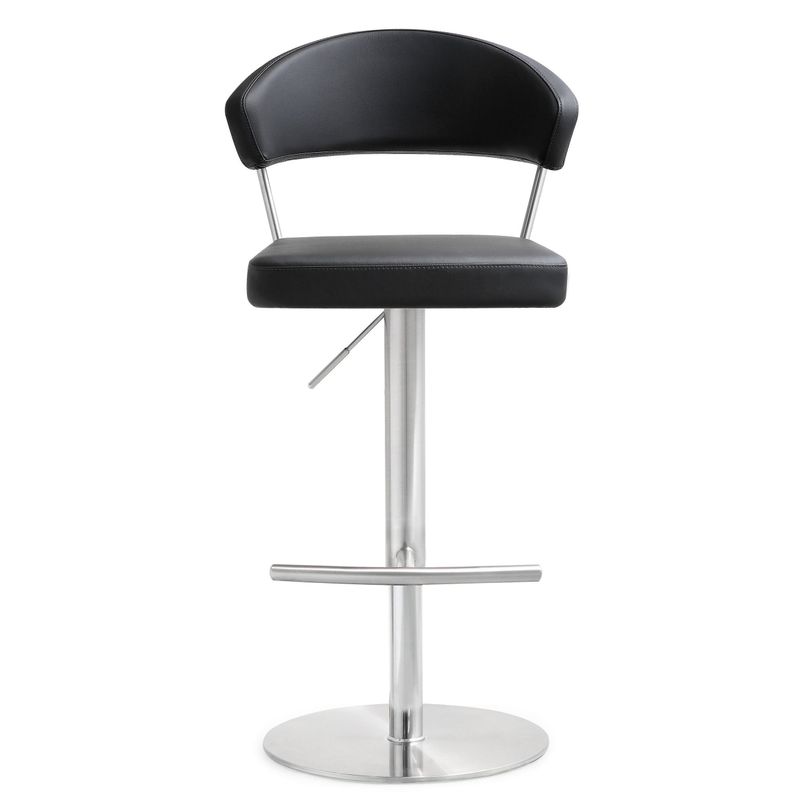 Cosmo Black Stainless Steel Barstool - Cosmo Black Stainless Steel Barstool