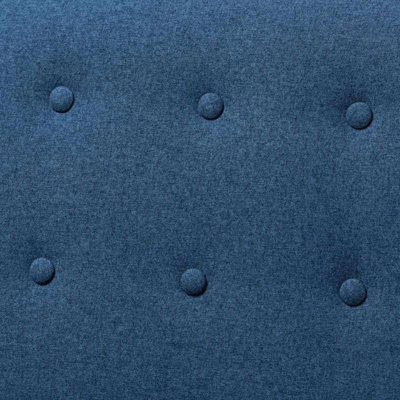 Mid-century Fabric Recliner by Baxton Studio - Blue