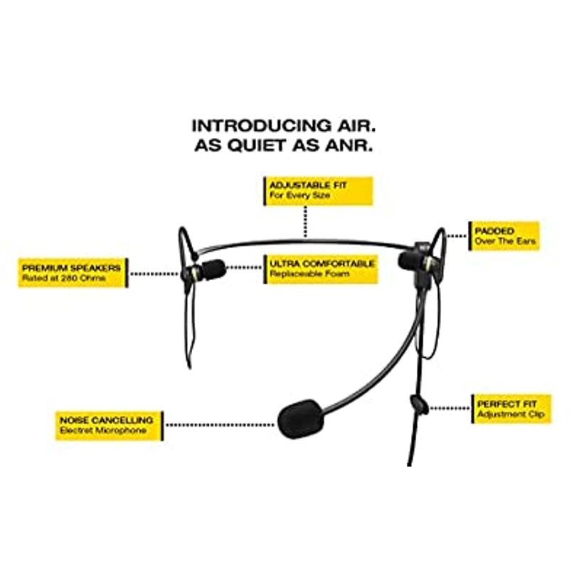 FARO AIR in-Ear Aviation Headset Premium Pilot Headset - Compare with ClarityAloft