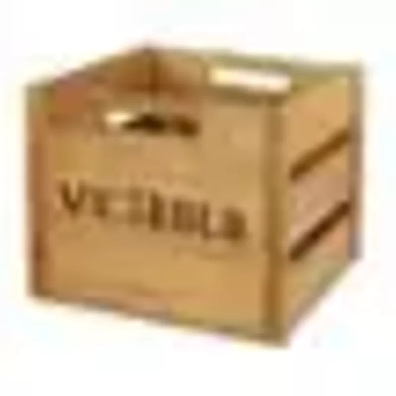Victrola - Record and Vinyl Crate - Brown
