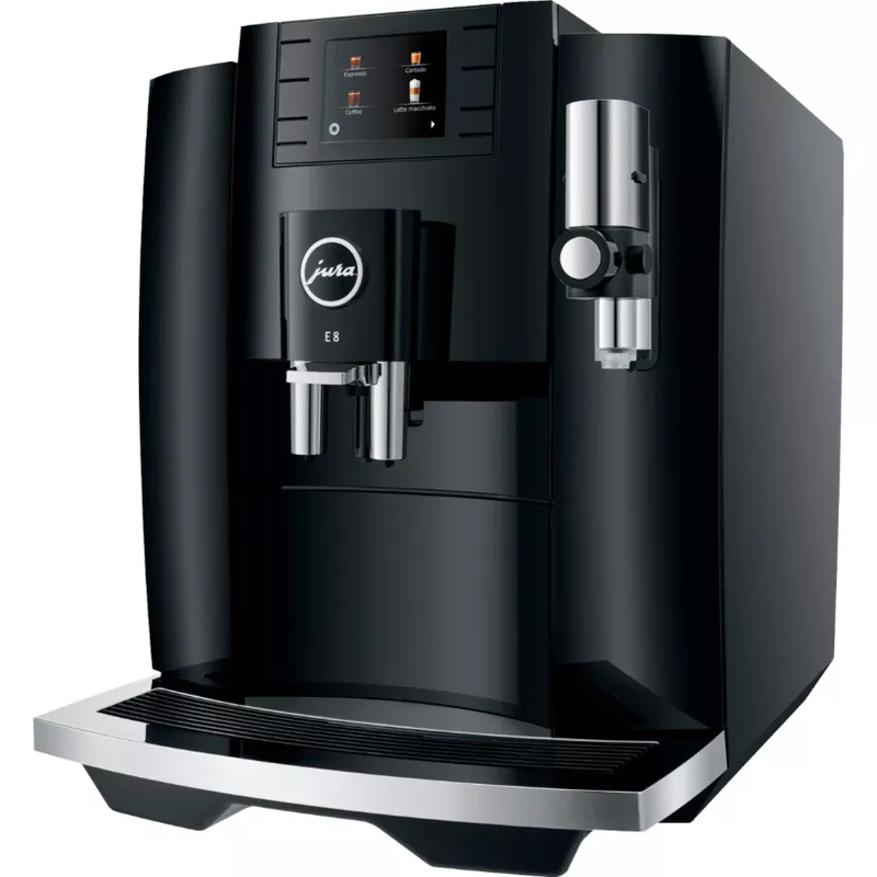 Jura - E8 Automatic Coffee Machine - Piano Black