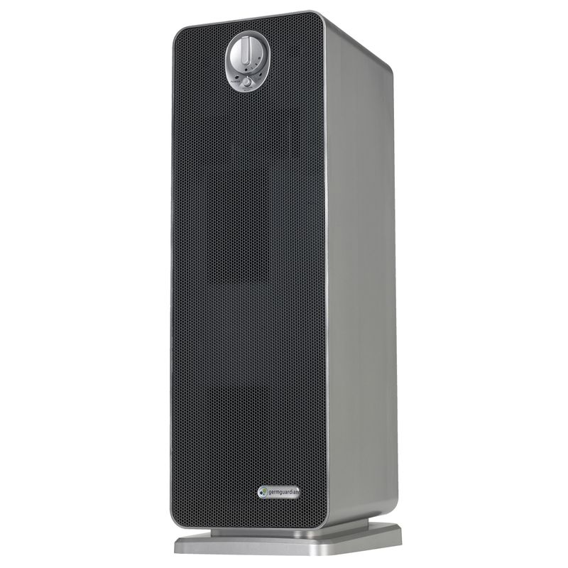 GermGuardian AC4900CA 22-inch True HEPA UV-C Air Purifier Tower - GermGuardian 22-inch HEPA Air Purifier