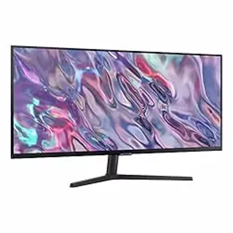 Samsung - 34” ViewFinity S5 Ultrawide QHD 100Hz AMD FreeSync Monitor with HDR10 (DisplayPort, HDMI) - Black