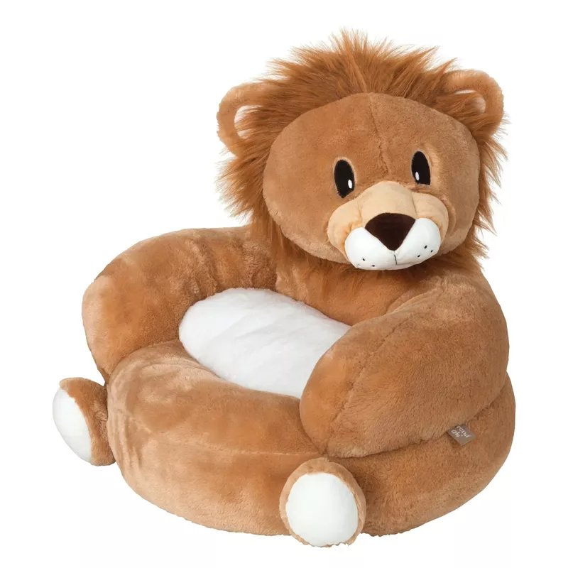 Trend Lab Children's Plush Lion Character Chair - Brown