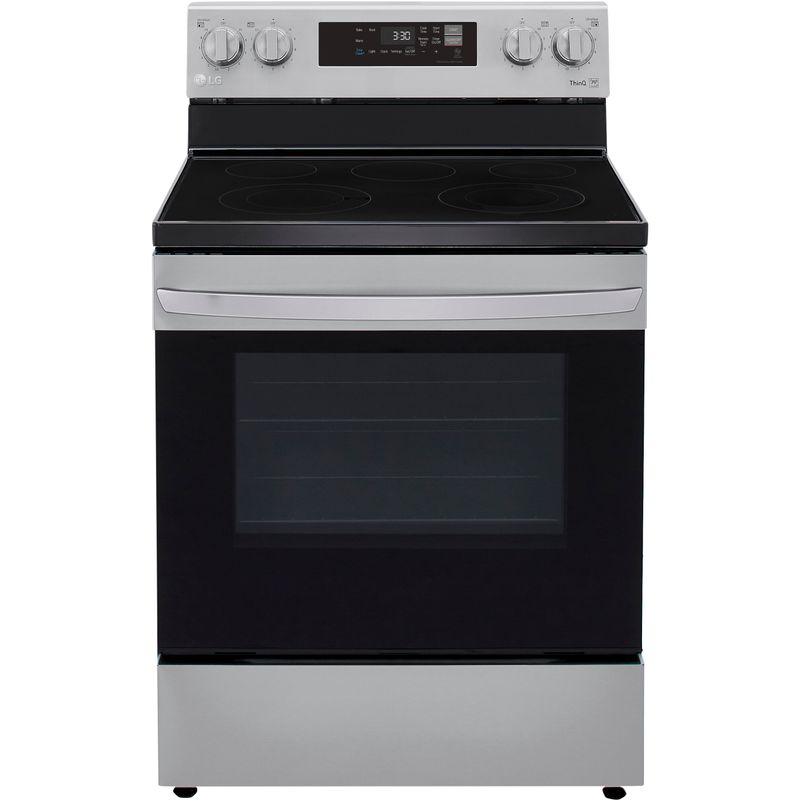 LG 6.3-Cu. Ft. Electric Smart Range with EasyClean, Stainless Steel