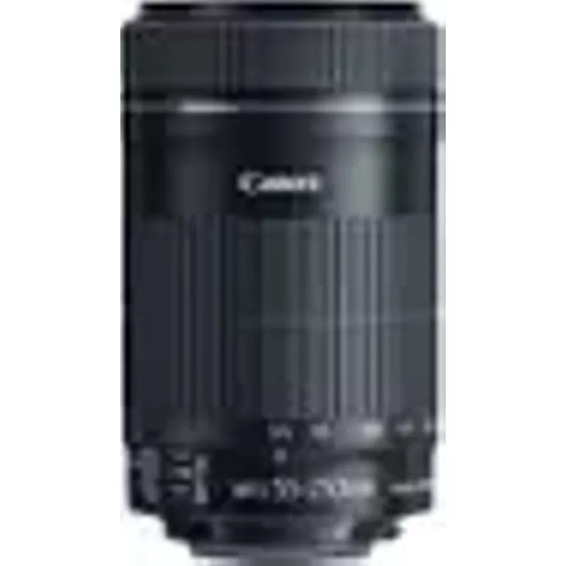 Canon - EF-S55-250mm F4-5.6 IS STM Telephoto Zoom Lens for EOS DSLR Cameras - Black