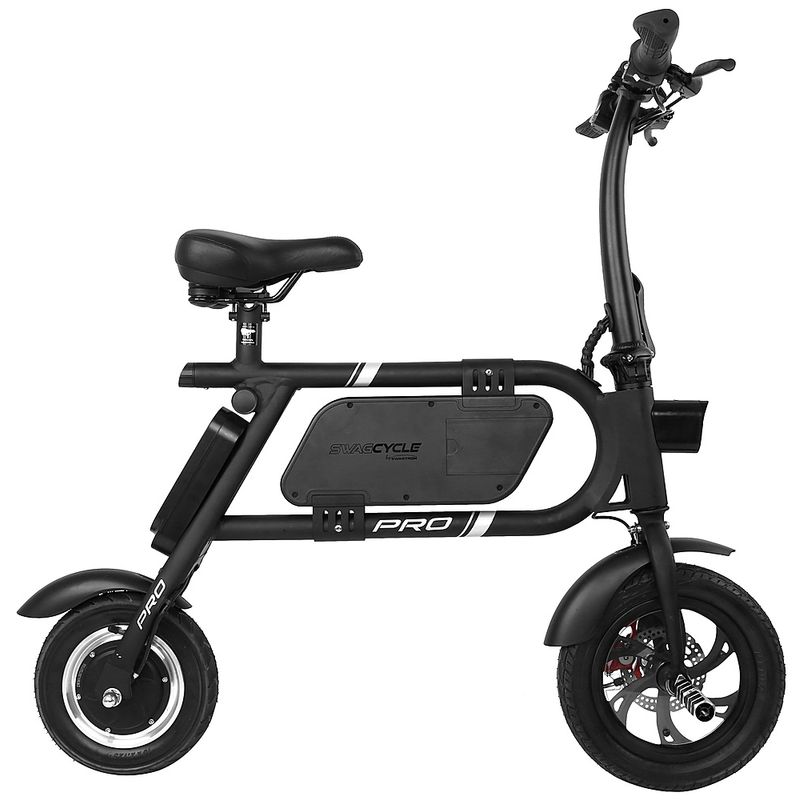 Front Zoom. Swagtron - Swagcycle Pro Electric Bike w/ 15-mile Max Operating Range & 18 mph Max Speed - Black