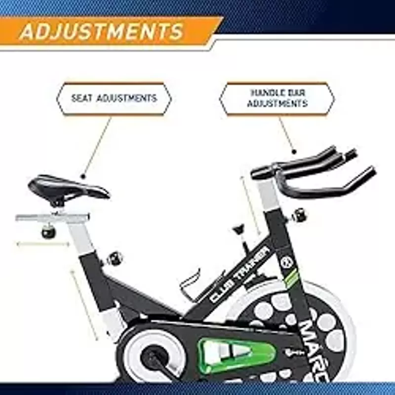 Marcy Club Revolution Bike Cycle Trainer for Cardio Exercise, Multiple Colors Available