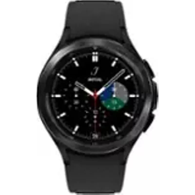 Samsung - Galaxy Watch4 Classic Stainless Steel Smartwatch 46mm BT - Black