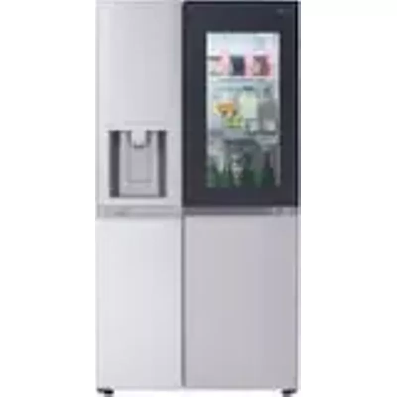 LG - 27 Cu. Ft. Side-by-Side Smart Refrigerator with Craft Ice and InstaView - Stainless Steel