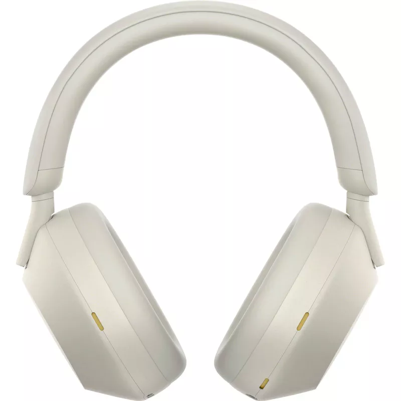 Sony - WH-1000XM5 Wireless Noise-Canceling Over-the-Ear Headphones - Silver