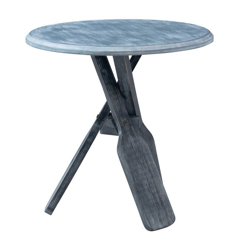 Powell Earle Grey Side Table - Blue