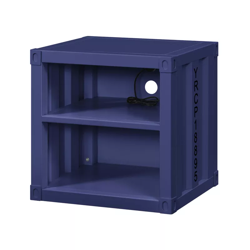 ACME Cargo Nightstand w/USB, Blue