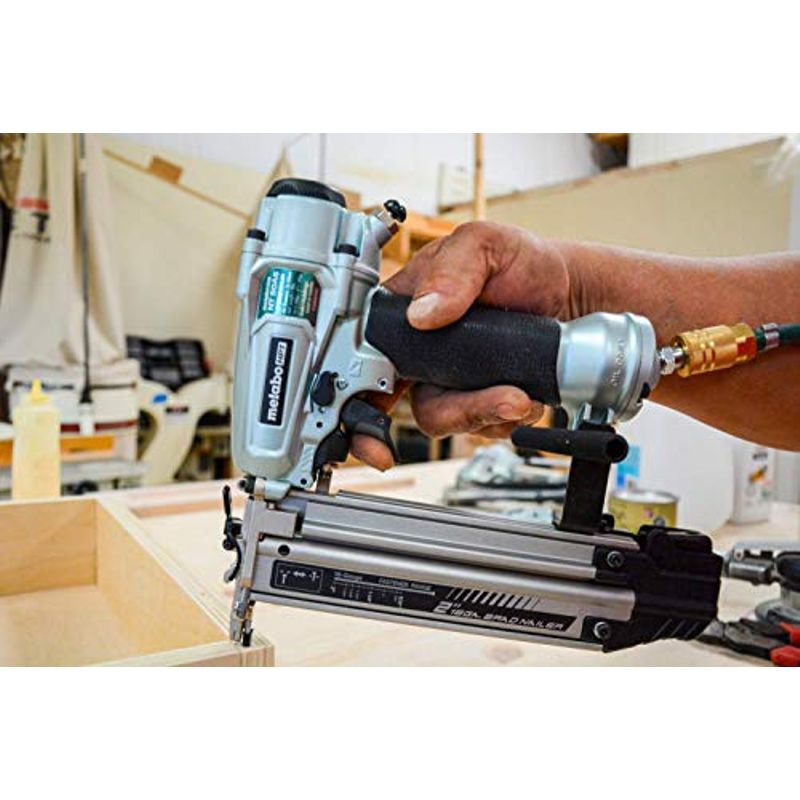 Metabo HPT NT50A5 2" 18 Gauge Pro Brad Nailer, High Grade Aluminum Magazine, Automatic Dry-Fire Lock-Out, Accepts 5/8" To 2" Brad...