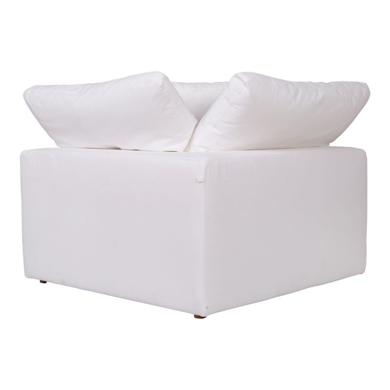 Aurelle Home Corbin Modern Modular Sectional Piece - Corner Chair - Neverfear Fabric Sand