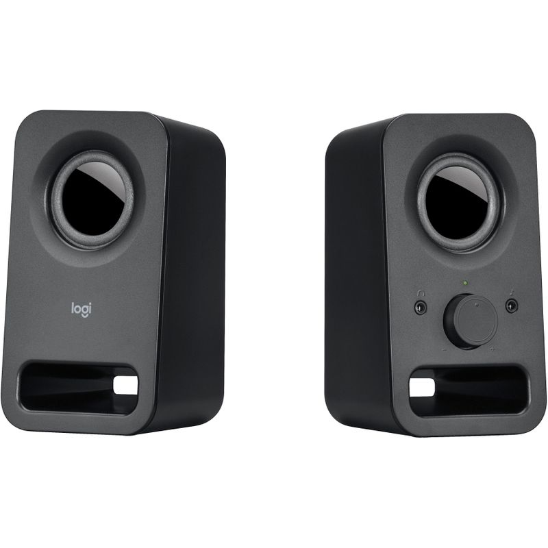 Front Zoom. Logitech - z150 2.0 Multimedia Speakers (2-Piece) - Black
