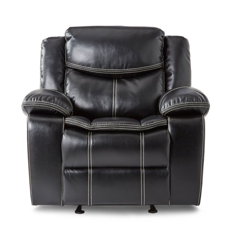 Ember Glider Reclining Chair - Brown (Faux Leather)