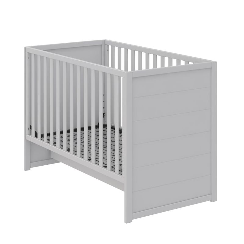 Little Seeds Haven 3-in-1 Convertible Storage Crib - Dove Grey
