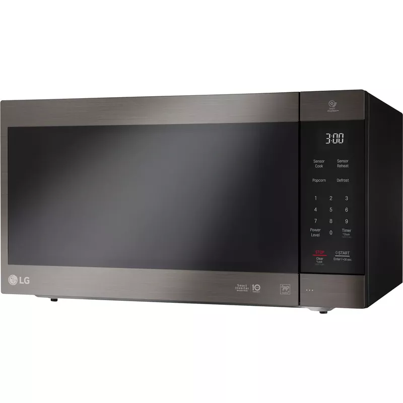 LG - NeoChef 2.0 Cu. Ft. Countertop Microwave with Sensor Cooking and EasyClean - Black Stainless Steel
