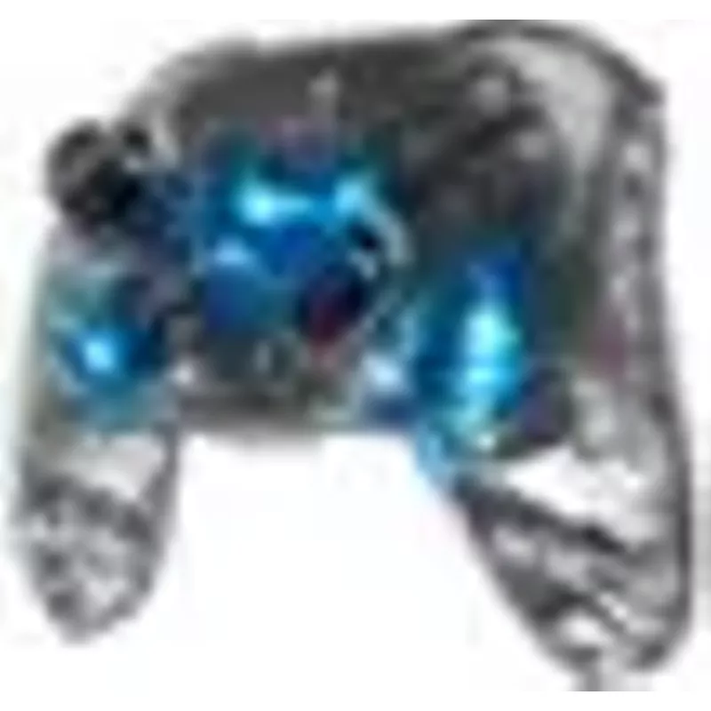 PDP Afterglow LED Wireless Deluxe Gaming Controller: Multicolor - Nintendo Switch - Transparent