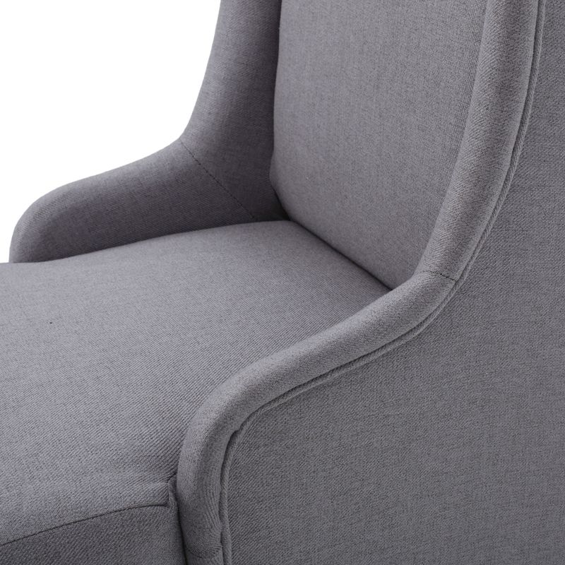 Rent to own Callie Highback Fabric Dining Chair by Christopher Knight