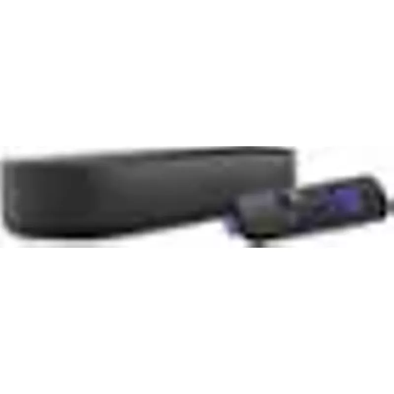 Roku - Streambar Powerful 4K Streaming Media Player, Premium Audio, All in One, Voice Remote and TV controls - Black