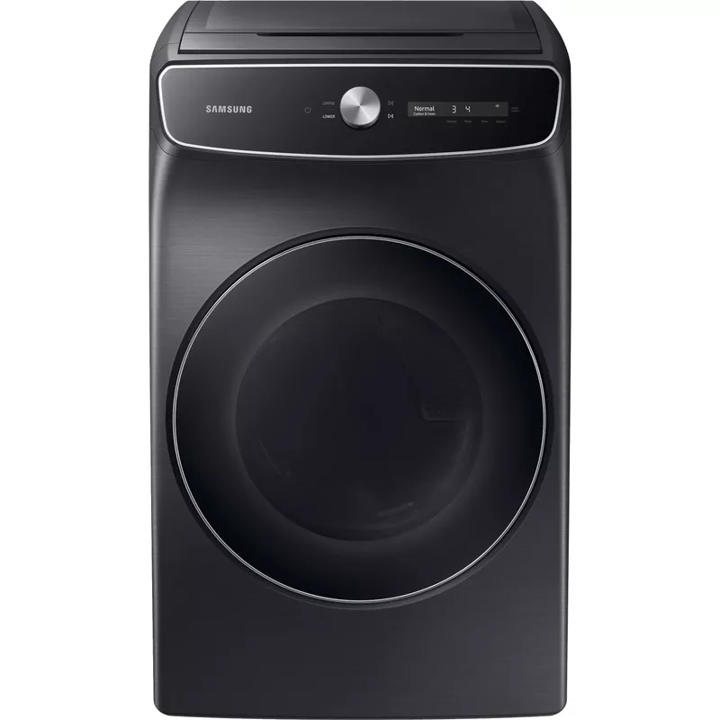 Samsung - 7.5 Cu. Ft. Smart Electric Dryer with Steam and FlexDry - Black