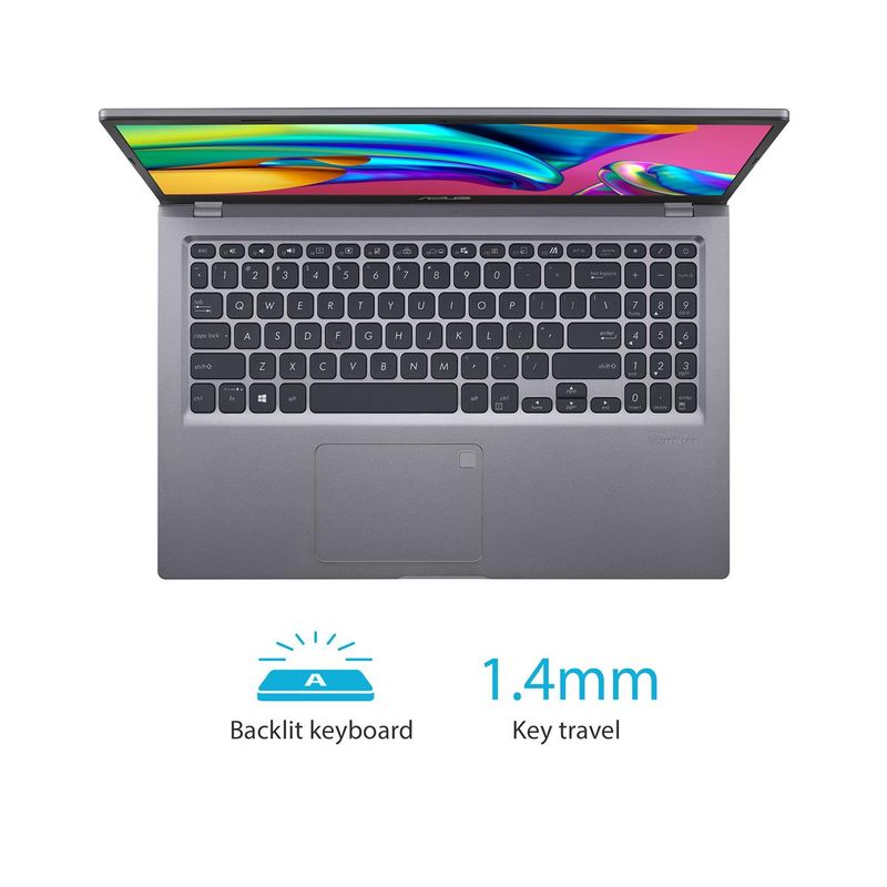 ASUS VivoBook 15 F515 15.6" Full HD Notebook Computer, Intel Core i3-1115G4 3.0GHz, 8GB RAM, 256GB SSD, Windows 11 Home S Mode, Slate...