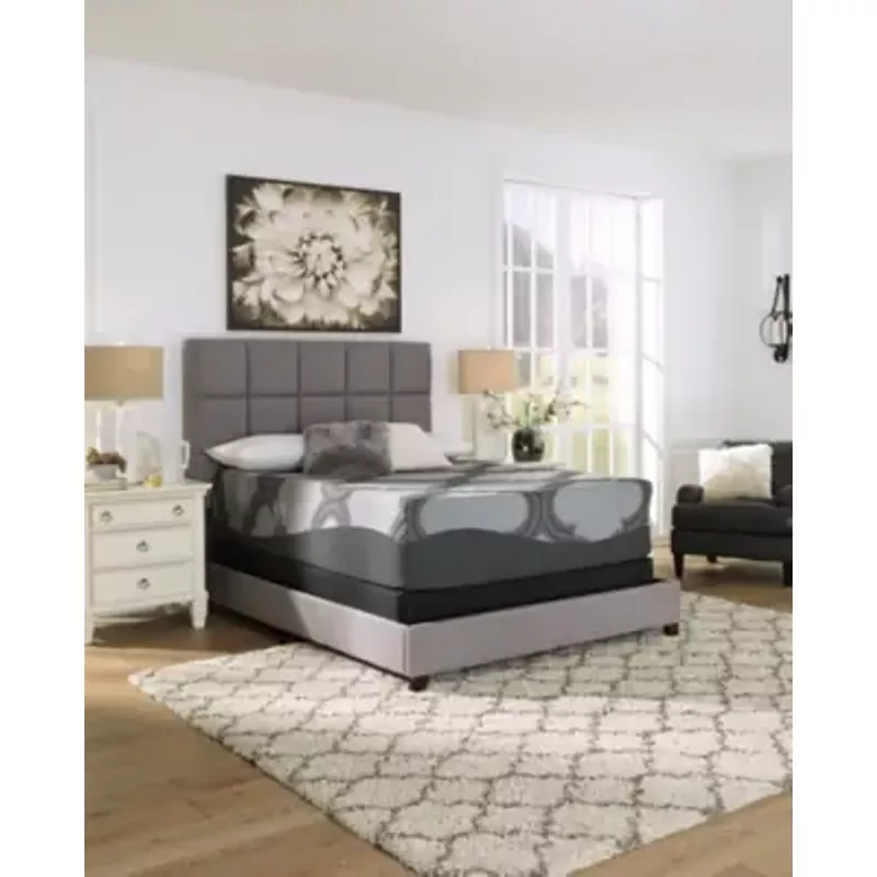 Gray 14 Inch Ashley Hybrid Queen Mattress/ Bed-in-a-Box