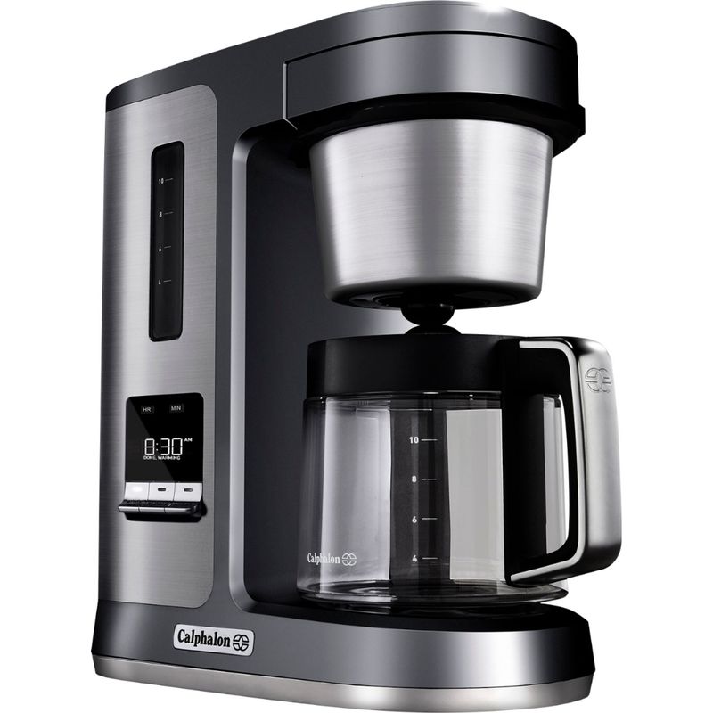 Angle Zoom. Calphalon - Special Brew 10-Cup Coffee Maker - Dark Stainless Steel