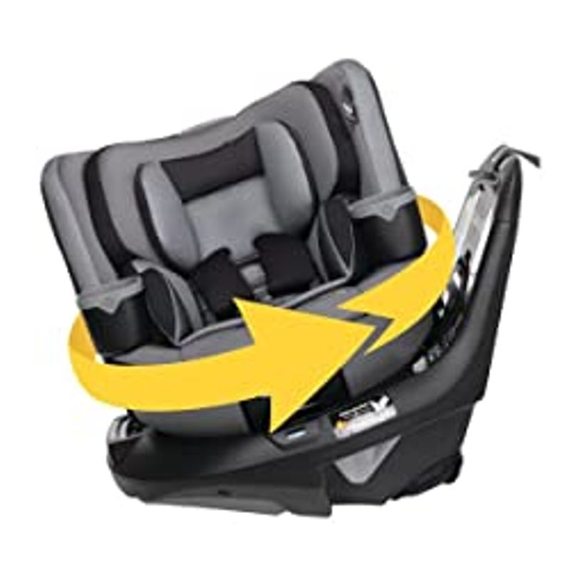 Safety 1st Turn and Go 360 DLX Rotating All-in-One Car Seat, Provides 360 seat Rotation, High Street