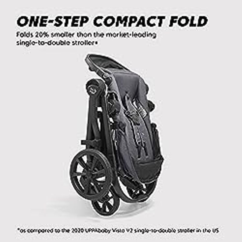 Baby Jogger City Select 2 Single-to-Double Modular Travel System, Includes City GO 2 Infant Car Seat, Radiant Slate