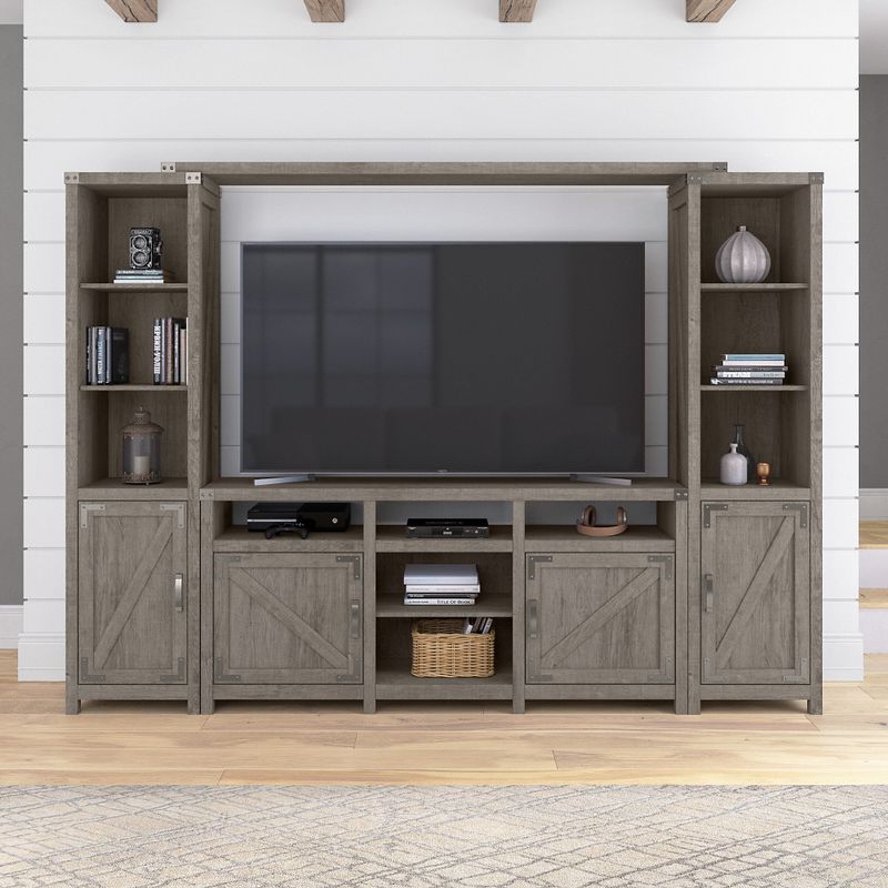 Cottage Grove 65W Farmhouse TV Stand for 75 Inch TV by Bush Furniture - Cottage White