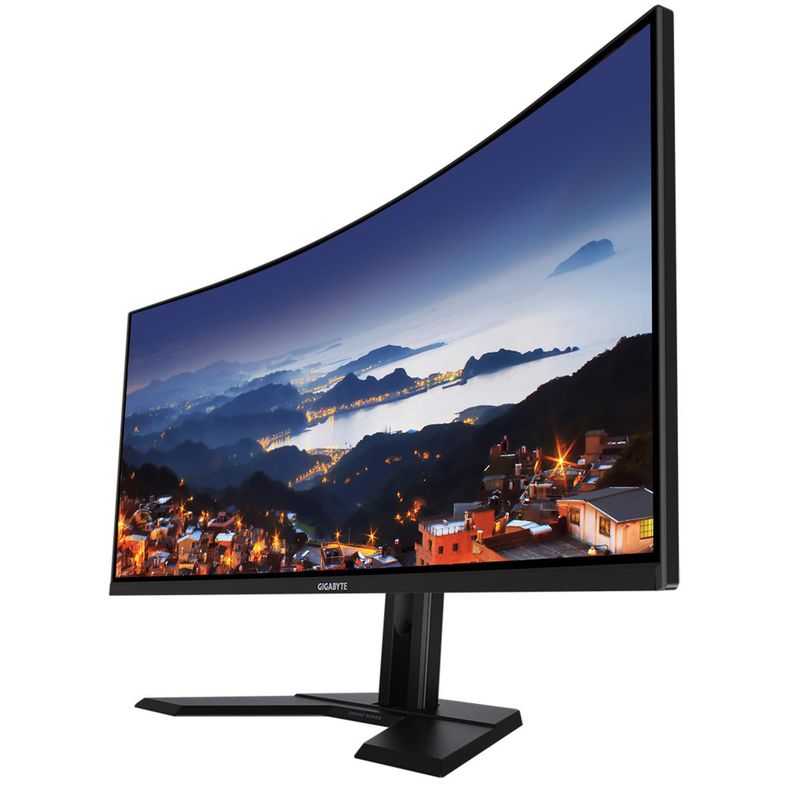 Gigabyte G34WQC A 34" 21:9 UltraWide QHD 144Hz Curved VA LCD Gaming Monitor, Built-In Speakers