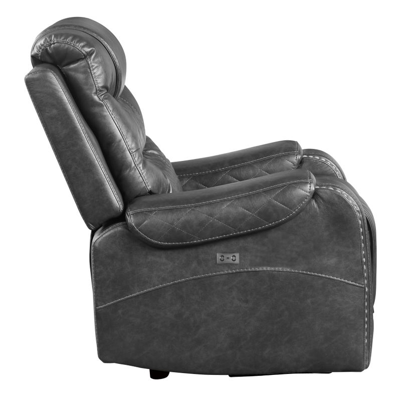 Lenci Power Reclining Chair - Grey
