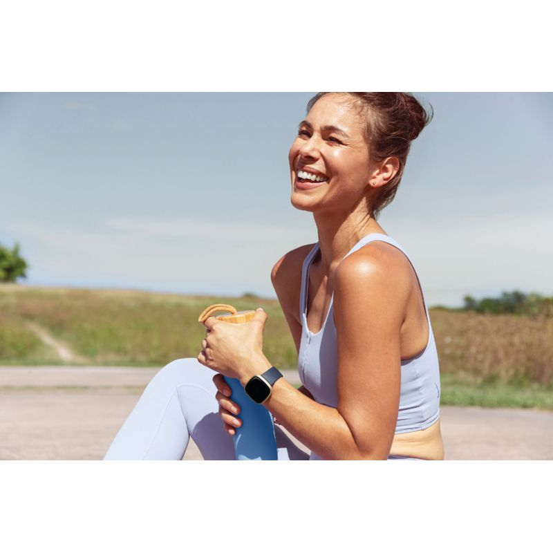 Alt View Zoom 2. Fitbit - Versa 3 Health & Fitness Smartwatch - Soft Gold