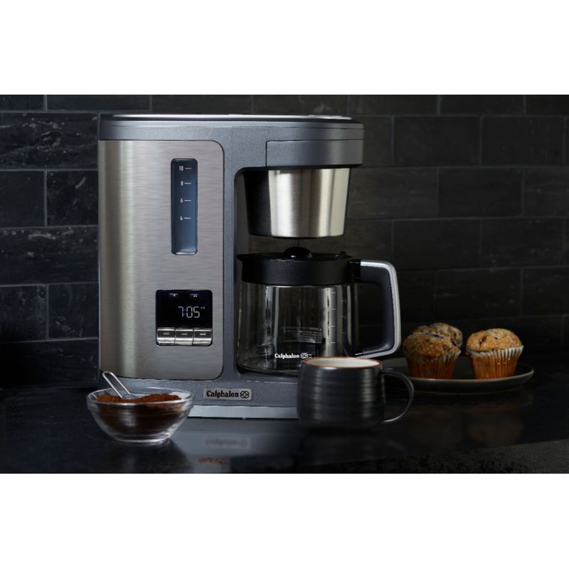 Alt View Zoom 15. Calphalon - Special Brew 10-Cup Coffee Maker - Dark Stainless Steel