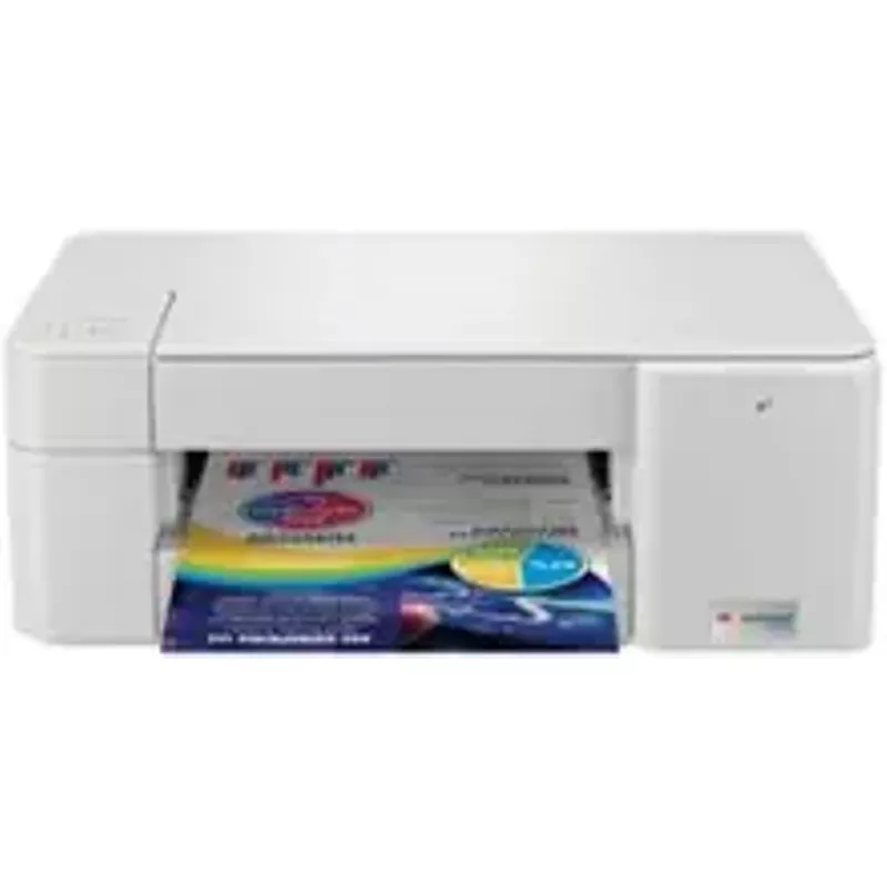 Brother - INKvestment Tank MFC-J1205W Wireless All-in-One Inkjet Printer with up to 1-Year of Ink In-box - White/Gray
