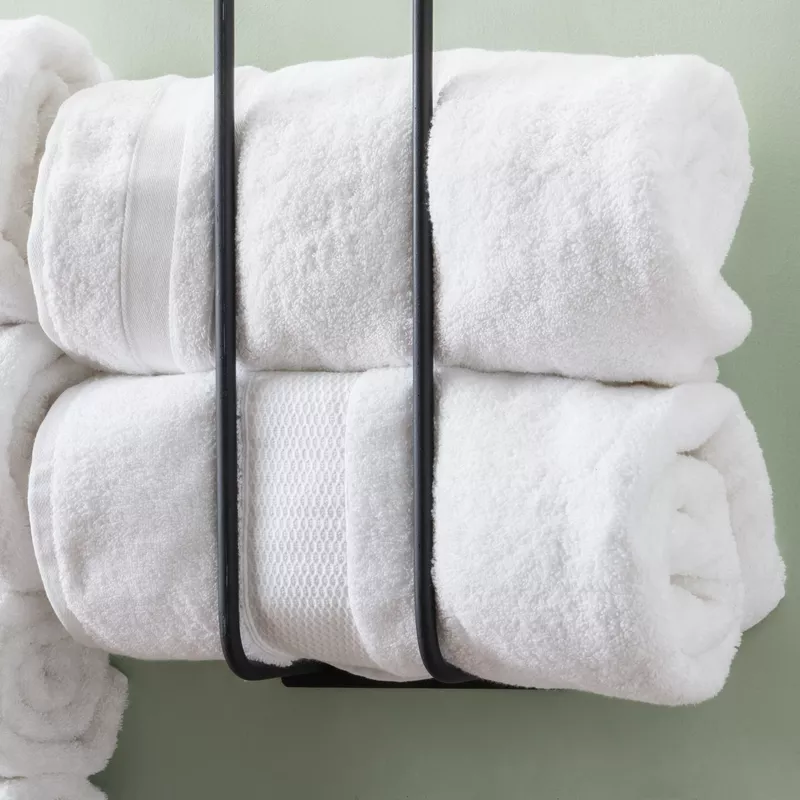 Tiercel Metal Towel Rack Set Of 2 Black