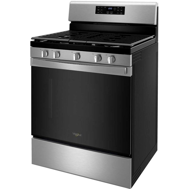 Alt View Zoom 12. Whirlpool - 5.0 Cu. Ft. Gas Range with Air Fry for Frozen Foods - Stainless steel
