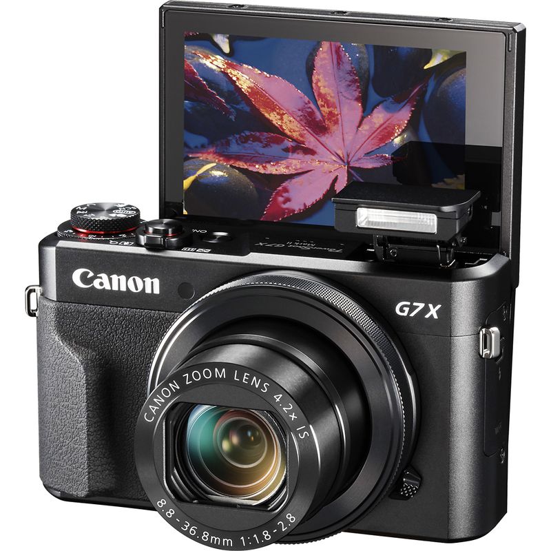 Alt View Zoom 1. Canon - PowerShot G7 X Mark II 20.1-Megapixel Digital Video Camera - Black