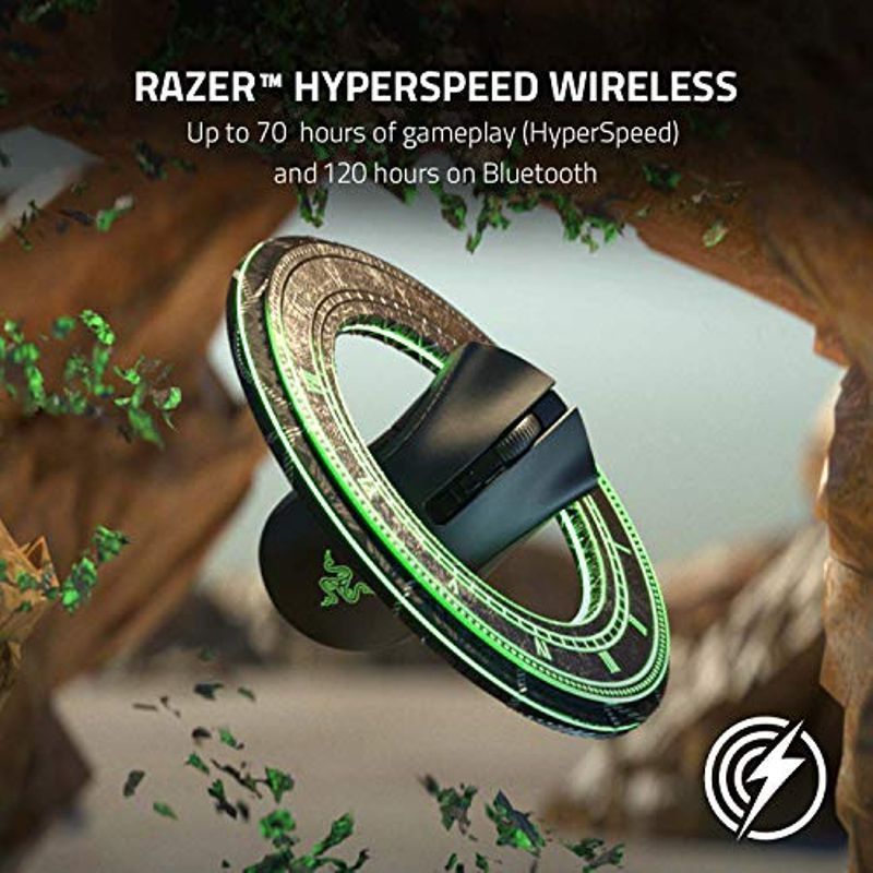 Razer DeathAdder v2 Pro Gaming Mouse: 20K DPI Optical Sensor - Hyperspeed Wireless - Chroma RGB Lighting - 70 Hour Battery Life -...