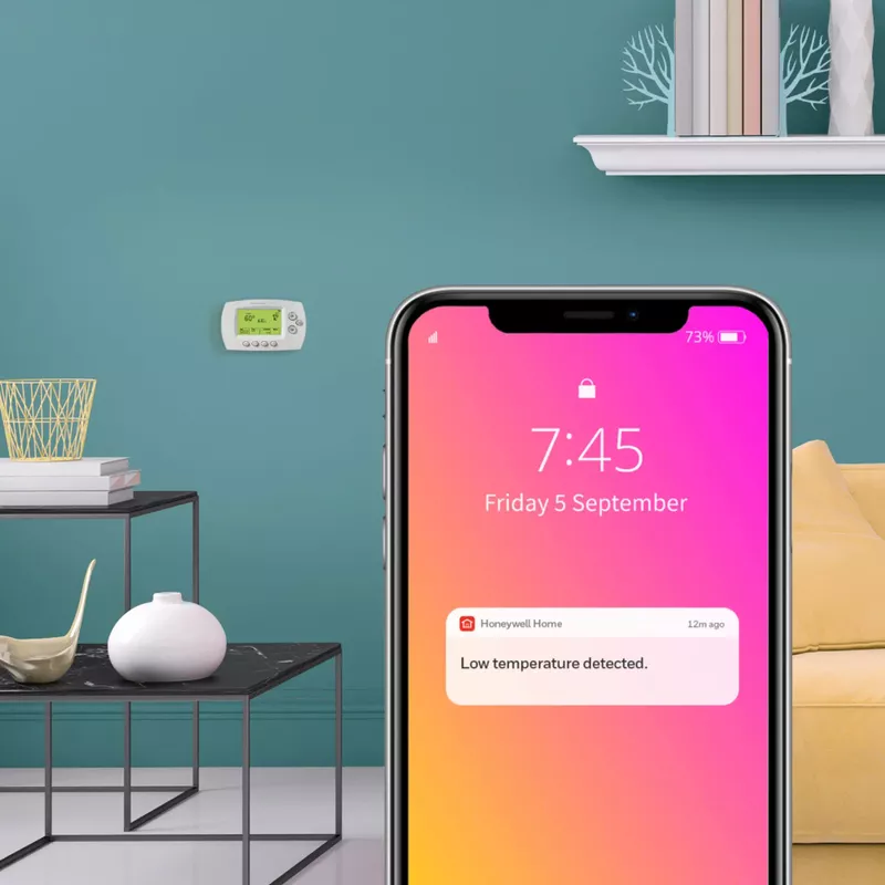 Honeywell Home - 7-Day Programmable Thermostat with Wi-Fi Capability - White