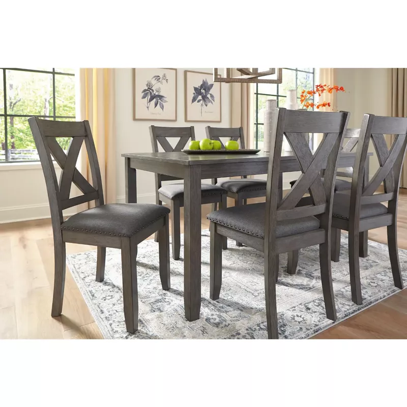 Caitbrook Rectangular Dining Room Table Set (7/CN)