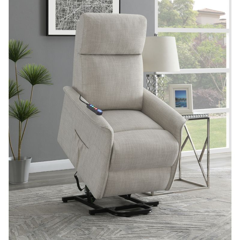 Power Lift Recliner with Wired Remote - Charcoal