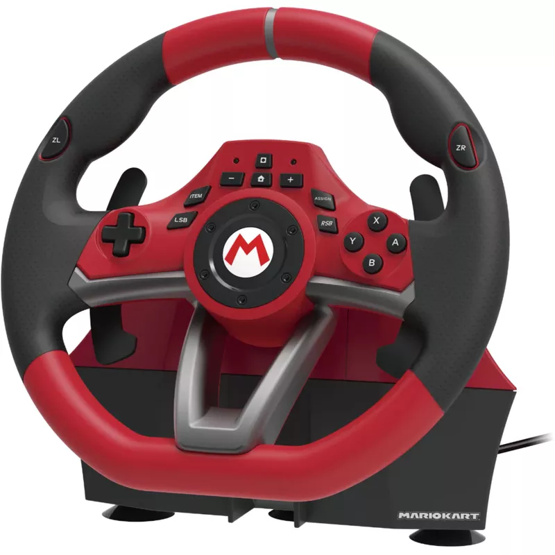 Hori - Mario Kart Racing Pro Deluxe for Nintendo Switch - Red