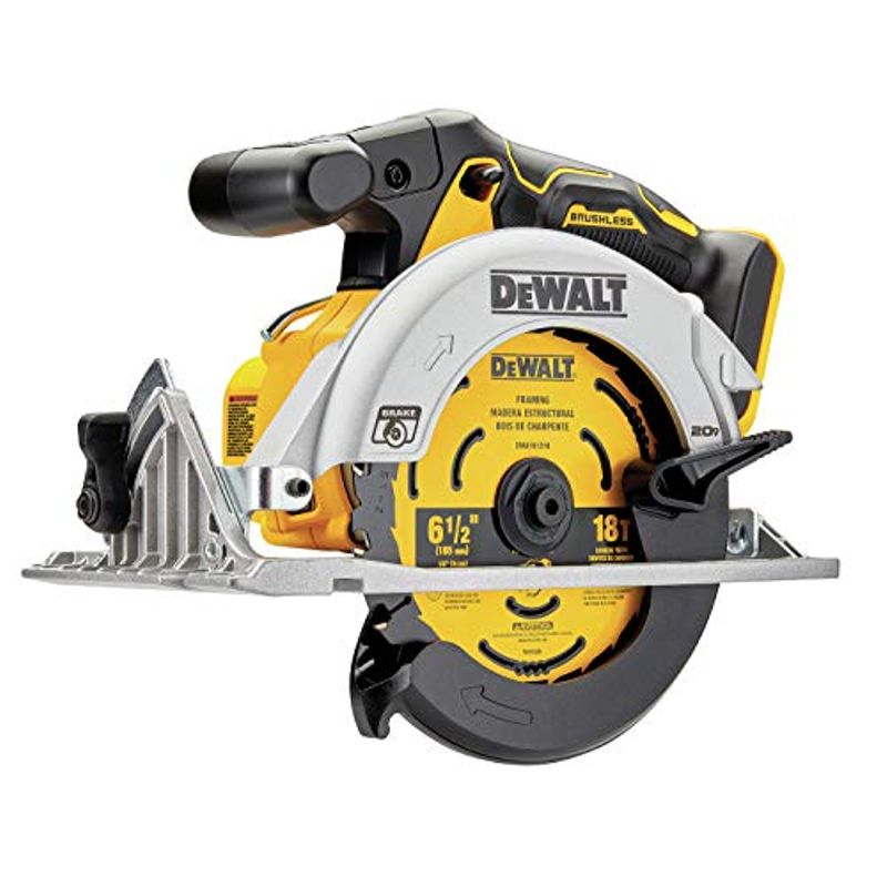 DEWALT 20V MAX Circular Saw, 6-1/2-Inch, Cordless, Tool Only (DCS565B)